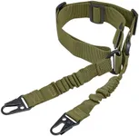 PINTY Two Point Rifle Sling, 62" Rifle Carry Strap with Adjustable Length, Traditional Gun Sling for Hunting and Shooting, Outdoor Shoulder Carrying Sling with Elastic Cords and Upgraded Hooks, Black