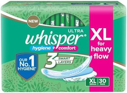 Whisper Ultra Clean Sanitary with Wings - 30 Pieces (XL)
