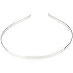 Silver Alice Band Plain Metal Headband Craft Headbands Tiara Base Hair Band