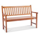 VEVOR Outdoor Bench, 50 inches Wood Garden Bench for Outdoors, 800 lbs Load Capacity Bench, Outdoor Garden Park Bench with Backrest and Armrests, Patio Bench for Garden, Park, Yard, Front Porch