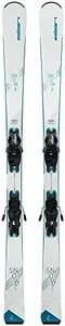 Elan Women's Snow LS Skis w/EL 7.5 GW AC Shift Blk/SIL Bindings 2022 White 146