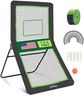 Lacrosse Rebounder for Backyard Lacrosse Bounce Back Net Volleyball Rebounder Net for Lax and Volleyball Practice Five Rebound Angles Includes Ball 7x4 ft