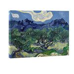 Wieco Art Large Canvas Prints Wall Art Olive Trees by Van Gogh Classic Abstract Oil Paintings Reproduction Artwork Gallery Wrapped Landscape Pictures for Living Room Bedroom Home Office Decor