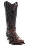 Soto Boots Womens Inlay Cowgirl Boo