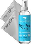 MagicFiber Anti Fog Cleaning Kit for Glasses, Swim Goggles, Snorkel Masks, Ski Goggles & More! Anti Fog Spray