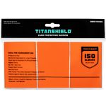 TitanShield (150 Sleeves/Ember Orange) Standard Size Board Game Trading Card Sleeves Deck Protector for Magic The Gathering MTG, Pokemon, Dropmix