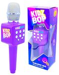 Move2Play Kidz Bop Karaoke Microphone Gift, The Hit Music Brand for Kids, Toy for 4, 5, 6, 7, 8, 9, 10 Year Old Girls and Boys, Purple,KB_Purple