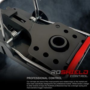 ROSHIELD Rat Trap Protector Box – Secure Rodent Bait Station
