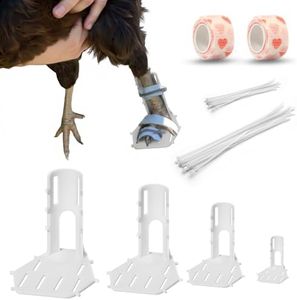 Verigud 4 Sizes Poultry Leg-Splint Set, Broken Leg Support for Chicken, Duck, Goose