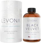 Levona Scent Essential Oil - Fresh Aroma for Home, Office, Hotel & Spa, Perfect in Humidifiers and Diffusers, Luxury Fragrance, with Fir Needle & Salty Sea Air Notes - 700ml/ 23 fl oz, Black Velvet