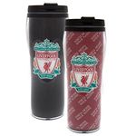 Liverpool FC Heat Changing Travel Mug (One Size) (Black/Red)