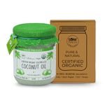 Sow Fresh Grown by Nature Organic Extra Virgin Coconut Oil for Baby Massage - Cold Pressed Coconut Baby Oil for Body and Hair - No Added Preservative - USDA Certified - 500ml