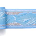 Livelynine Blue Wallpaper Border Peel and Stick Border Bow-Knot Wall Border for Kids Bedrooms Bathrooms Self Adhesive Wallpaper Borders for Teen Girls Boys Bedroom Bulletin Board Border 10CMx10M