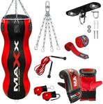 Maxx 4FT Triple BAG Black red body 