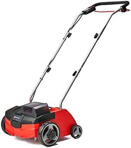 Einhell Scarificateur sans fil GC-SC 36/31 Li-Solo Power X-Change (lithium-ion, outil combiné 3 en 1, moteur en série, rouleau de scarification sur roulement à billes, sans batterie et sans chargeur)
