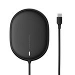 Baseus Light Magnetic Wireless Charger for IP 12 15W Charging Pad (QI Certified) (Black)