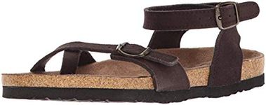 Northside Priya Thong Toe Loop Slide Cork Sandals for Women with Waterproof Wet Dry Bag Size 6 M, Brown