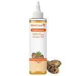 WishCare® Premium Cold Pressed Castor Oil - Pure & Virgin Grade - For Healthy Hair and Skin - 200 Ml