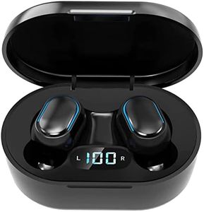 Wireless Earbuds, Bluetooth 5.3 Headphones HiFi Deep Bass with Mic ,120H Playtime LED Display ,IPX7 Waterproof Button Control True Wireless Earphones,One-Step Pairing,In-Ear Noise Reduction Headset