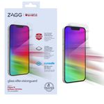 ZAGG InvisibleShield Glass Elite VisionGuard Screen Protector for Apple iPhone 13 /13 Pro & iPhone 14 Anti-microbial, Impact Protection, Scratch Resistant, Blue-Light Filter