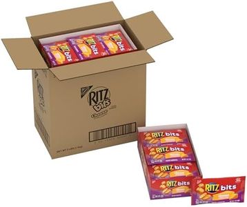 RITZ Bits Cheese Sandwich Crackers, 48 Snack Packs (4 Boxes)