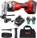 Cordless Gauge Shear, Metal Cutter 2600RPM Brushless Motor for Cutting Aluminium, Stainless Steel, Plastic (With 1 4.0AH Battery)