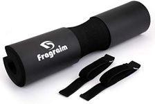 Fragraim Barbell Squat Pad - Protector for Neck & Shoulders - Support for Squats Lunges & Hip Thrusts - Fits Olympic Weight Lifting Bar