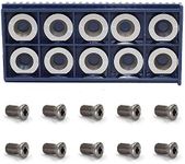 YUFUTOL 10pcs 16mm Round Carbide In