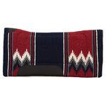 Weaver Leather Contoured Acrylic Saddle Pad, Burgundy/Navy