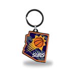 Rico Industries NBA Phoenix Suns State Shape Keychain