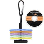 ANGLER DREAM AnglerDream Fluorocarbon Tippet Fly Line 2 3 4 5 6X Fly Fishing Tippet Line with Tippet Holder 50m/55yds