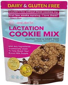 Lactation Cookies Mix - Gluten Free and Dairy Free Oatmeal Breastfeeding Cookie Supplement Support for Breast Milk Supply Increase (Chocolate Chip, 1 Pound)