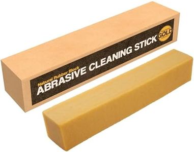 Cleaning Eraser Stick Large 2" x 2" x 11-7/8" Made from Natural Rubber for Removing Dust and Build up from Abrasive Belts • Sanding Discs • Drum Sanders • Grip Tape and Skateboard Grip Surfaces