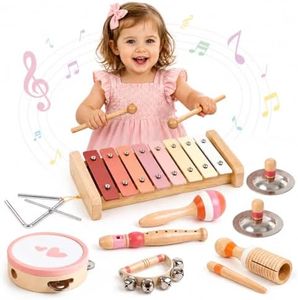 Vanplay Montessori Musical Instruments Toys for 2 3 Year Old Girls Gifts