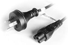 TREBLEET AU 3 Pin to ICE 320-C5 Male Wall 240V PC to Power Socket Cable, AC Power Cord Cable Lead AU Plug 1.5m Black