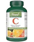 VORST Vitamin C 500mg 200 Chewable Tablets | Supplement for General Health, the Immune System, Fatigue & Mental Health | Tangy Citrus Orange Flavor | Pills For Adults of All Ages | 1 Bottle