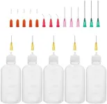 100ml Precision Tip Applicator Bottle, with Blunt Tip Needle and Cap, 18G 20G 25G Needle Tip Squeeze Bottle, Glue Bottles with Fine Tip