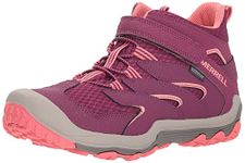 Merrell unisex child M-chameleon 7 Access Mid a/C Wtrpf Hiking Shoe, Berry/Coral, 12.5 Little Kid US