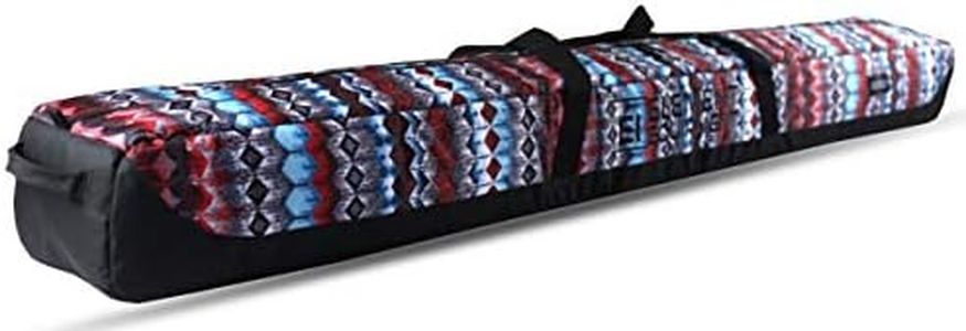 Element Equipment Deluxe Padded Ski Bag Single - Premium High End Travel Bag Aztec 175