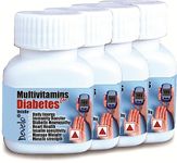 Develo Diabetic Multivitamin supplement for Diabetes care for Men & women, pack of 4 – 120 capsules