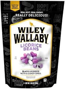 Wiley Wallaby 7.05 Ounce Classic Black Gourmet Australian Style Soft & Chewy Licorice Candy Bean, 1 Pack