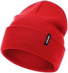 FURTALK Toddler Beanie Baby Boys Girls Beanies Kids Knit Winter Hats for 0-8 Years Red