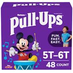 Pull-Ups Boys' Potty Training Pants, 5T-6T (46+ lbs), 48 Count