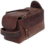 CooLeathor Leather Travel Toiletry 