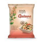 JIWA healthy by nature Organic White Quinoa | High Protein White Quinoa| Cooks Like Rice | Indian Origin | Certified Organic & Gluten Free| Superfood | 500 Gram