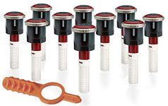 Sprinkler 10 Pack Hunter MP Rotator MP1000 90-210 8'-15 Nozzles with Free Tool!