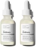 The Ordinary Hyaluronic Acid 2% + B5, Multi-Depth Hydration Serum for Plumper, Smoother Skin, 1 Fl Oz (Pack of 2)