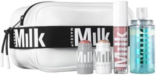 Milk Makeup The Werks Set - Rosy Glow Makeup Set - Travel-Friendly - Vegan, Cruelty Free