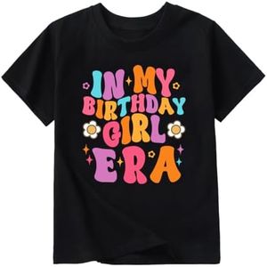 Goengmo Birthday Girl Shirt 2nd 3rd 4th 5th 6th 7th 8th 9th Girls Birthday Tshirts Cotton Short Sleeve Tees, 9# Birthday Girl, 9-10 Years