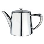 Café Olé DW-024 Derwent Teapot, Stainless Steel, 24oz (650ml), 2-3 Cup, Mirror Polished